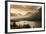 USA, Montana, Glacier NP. Sunrise pierces clouds over St. Mary Lake.-Don Grall-Framed Photographic Print