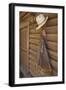 USA, Montana, Livingston, cowboy hat and chaps hanging on barn wall.-Merrill Images-Framed Photographic Print