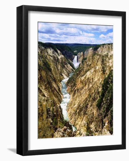 USA, Montana, Lower Yellowstone Falls in the Yellowstone-Jaynes Gallery-Framed Photographic Print