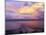 USA, Montana. Sunset over Flathead Lake.-Steve Terrill-Mounted Premium Photographic Print