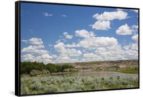 USA, Montana, Upper Missouri River Breaks NMo, view of Missouri River.-Jamie & Judy Wild-Framed Stretched Canvas