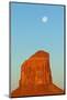 USA, Monument Valley, Rock and Full Moon-Catharina Lux-Mounted Photographic Print