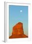 USA, Monument Valley, Rock and Full Moon-Catharina Lux-Framed Photographic Print