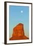 USA, Monument Valley, Rock and Full Moon-Catharina Lux-Framed Photographic Print