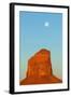 USA, Monument Valley, Rock and Full Moon-Catharina Lux-Framed Photographic Print