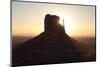 USA, Monument Valley, Sunrise, Sunrays-Catharina Lux-Mounted Photographic Print