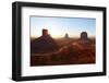 USA, Monument Valley, Sunrise, Sunrays-Catharina Lux-Framed Photographic Print