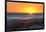USA, MS, Bay St Louis. Sun Sets Gulf of Mexico. Beach Grasses-Trish Drury-Framed Photographic Print