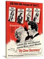 USA My Dear Secretary Film Poster, 1940s-null-Stretched Canvas
