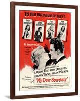 USA My Dear Secretary Film Poster, 1940s-null-Framed Giclee Print