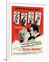 USA My Dear Secretary Film Poster, 1940s-null-Framed Giclee Print