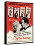 USA My Dear Secretary Film Poster, 1940s-null-Framed Stretched Canvas