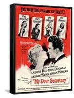 USA My Dear Secretary Film Poster, 1940s-null-Framed Stretched Canvas