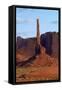 USA, Navajo Nation, Monument Valley, Totem Pole Rock Column-David Wall-Framed Stretched Canvas