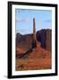 USA, Navajo Nation, Monument Valley, Totem Pole Rock Column-David Wall-Framed Premium Photographic Print