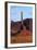 USA, Navajo Nation, Monument Valley, Totem Pole Rock Column-David Wall-Framed Photographic Print