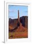 USA, Navajo Nation, Monument Valley, Totem Pole Rock Column-David Wall-Framed Photographic Print