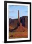 USA, Navajo Nation, Monument Valley, Totem Pole Rock Column-David Wall-Framed Photographic Print