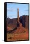 USA, Navajo Nation, Monument Valley, Totem Pole Rock Column-David Wall-Framed Stretched Canvas