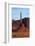 USA, Navajo Nation, Monument Valley, Totem Pole Rock Column-David Wall-Framed Photographic Print