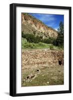 USA, Near Los Alamos, New Mexico, Bandelier National Monument, Big Kiva-null-Framed Giclee Print