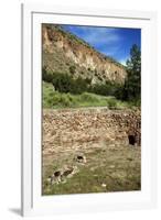 USA, Near Los Alamos, New Mexico, Bandelier National Monument, Big Kiva-null-Framed Giclee Print