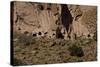 USA, Near Los Alamos, New Mexico, Bandelier National Monument, Frijoles Canyon-null-Stretched Canvas