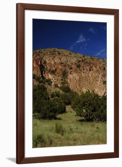 USA, Near Los Alamos, New Mexico, Bandelier National Monument, Frijoles Canyon-null-Framed Giclee Print