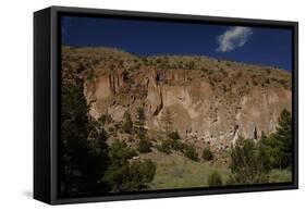 USA, Near Los Alamos, New Mexico, Bandelier National Monument, Frijoles Canyon-null-Framed Stretched Canvas