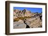 USA, Nebraska, Crawford, Toadstool Geologic Park, Swirling Rock Patterns-Bernard Friel-Framed Photographic Print