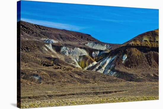 USA, Nevada. Black Rock Desert, Black Rock Range, from Applegate-Lassen Trail-Bernard Friel-Stretched Canvas