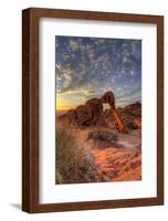 USA, Nevada, Clark County. Valley of Fire State Park. Elephant Rock-Brent Bergherm-Framed Photographic Print