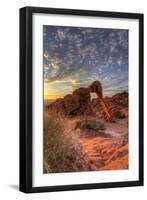 USA, Nevada, Clark County. Valley of Fire State Park. Elephant Rock-Brent Bergherm-Framed Photographic Print