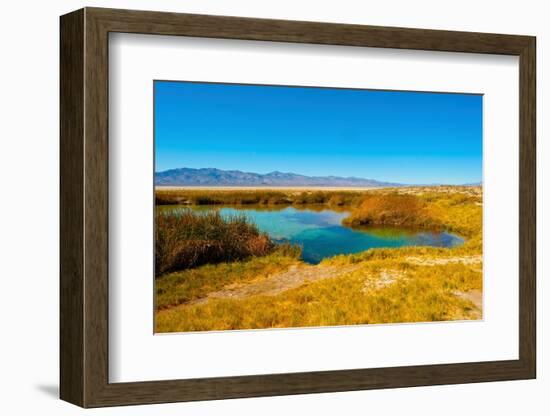 USA, Nevada, Gerlach. Black Rock Desert, Black Rock Springs, Distant Calico Mountains-Bernard Friel-Framed Photographic Print