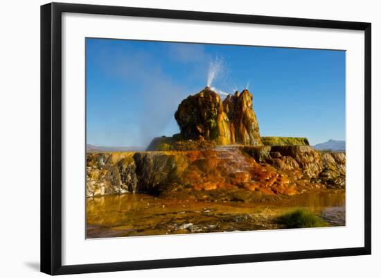 USA, Nevada, Gerlach, Fly Geyser, Black Rock Desert-Bernard Friel-Framed Photographic Print