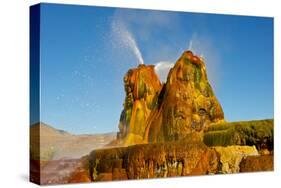 USA, Nevada, Gerlach, Fly Geyser, Black Rock Desert-Bernard Friel-Stretched Canvas