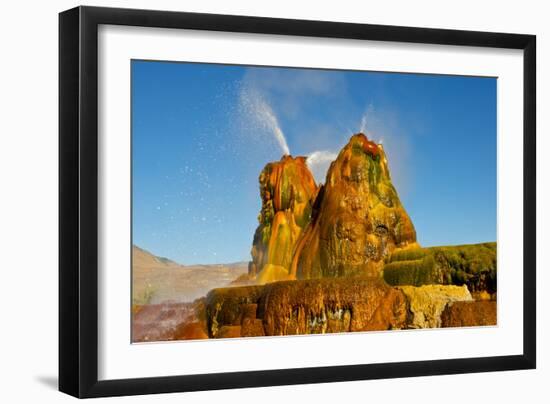 USA, Nevada, Gerlach, Fly Geyser, Black Rock Desert-Bernard Friel-Framed Photographic Print