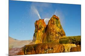 USA, Nevada, Gerlach, Fly Geyser, Black Rock Desert-Bernard Friel-Mounted Premium Photographic Print