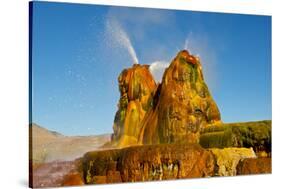 USA, Nevada, Gerlach, Fly Geyser, Black Rock Desert-Bernard Friel-Stretched Canvas