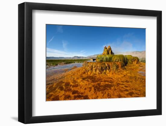 USA, Nevada, Gerlach, Fly Geyser, Black Rock Desert-Bernard Friel-Framed Photographic Print