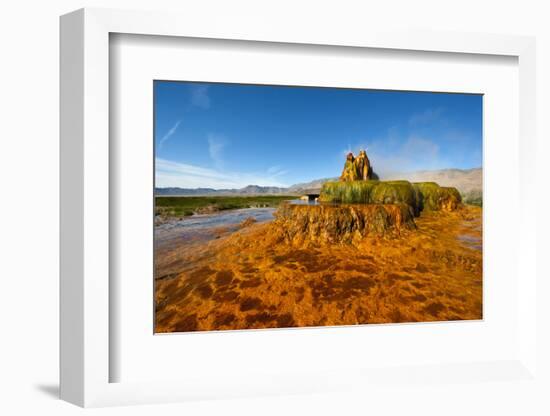 USA, Nevada, Gerlach, Fly Geyser, Black Rock Desert-Bernard Friel-Framed Photographic Print