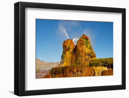 USA, Nevada, Gerlach, Fly Geyser, Black Rock Desert-Bernard Friel-Framed Photographic Print