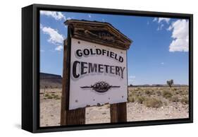 USA, Nevada, Goldfield, Cemetery-Catharina Lux-Framed Stretched Canvas