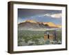 USA, Nevada, Great Basin, Beatty, Rhyolite Ghost Town-Walter Bibikow-Framed Photographic Print