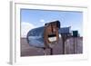 USA, Nevada, Highway, Mailboxes-Catharina Lux-Framed Photographic Print