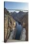 USA, Nevada, Hoover Dam and the Mike O'Callaghan-Pat Tillman Memorial Bridge.-Kevin Oke-Stretched Canvas