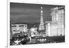 USA, Nevada, Las Vegas. City Buildings at Night-Dennis Flaherty-Framed Photographic Print