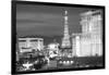 USA, Nevada, Las Vegas. City Buildings at Night-Dennis Flaherty-Framed Photographic Print