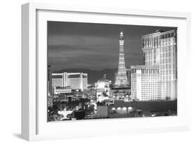 USA, Nevada, Las Vegas. City Buildings at Night-Dennis Flaherty-Framed Photographic Print