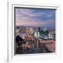 USA, Nevada, Las Vegas, Elevated Dusk View of the Hotels and Casinos Along the Strip-Gavin Hellier-Framed Photographic Print